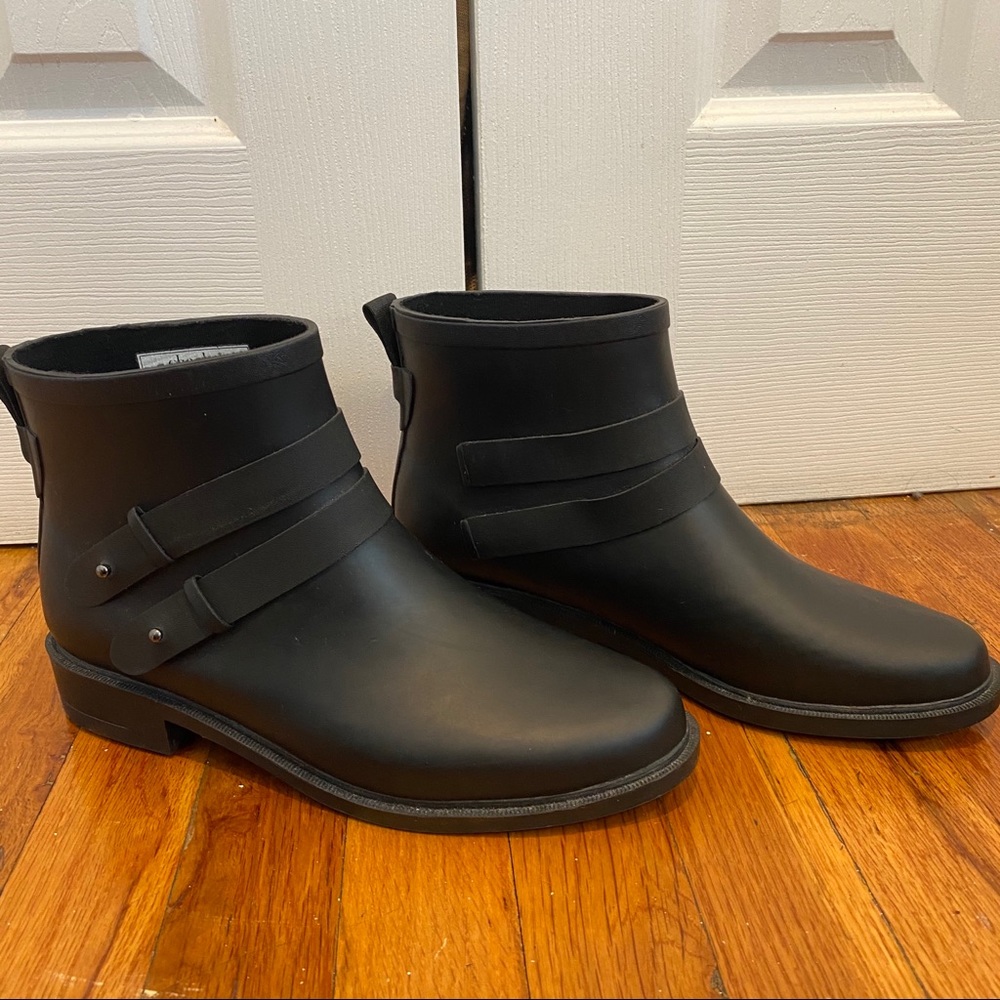 Black Rain Boots / Booties